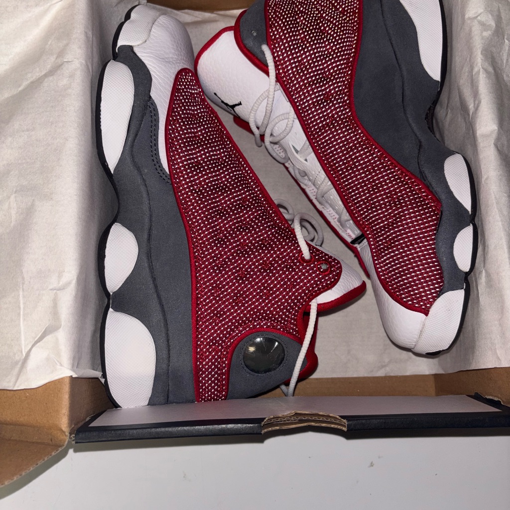 Jordan Air Jordan 13 Retro (Gs) Black & University Red Sneakers